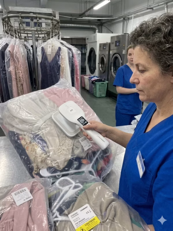 Système RFID blanchisserie pour résidents
