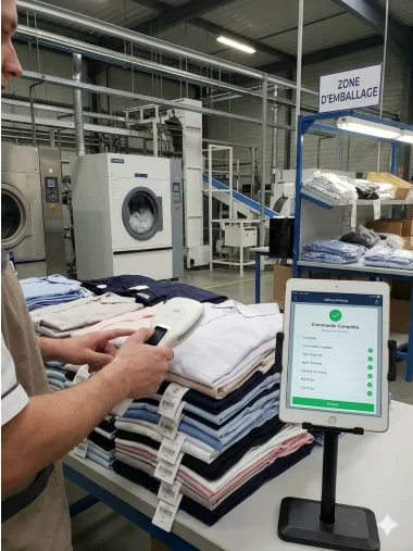 Système RFID blanchisserie pour résidents