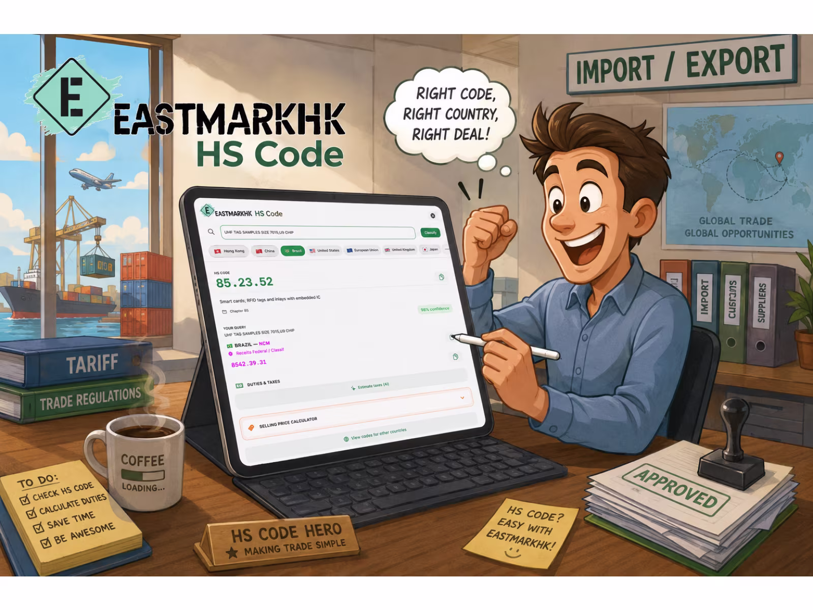 EastmarkHK HS Code