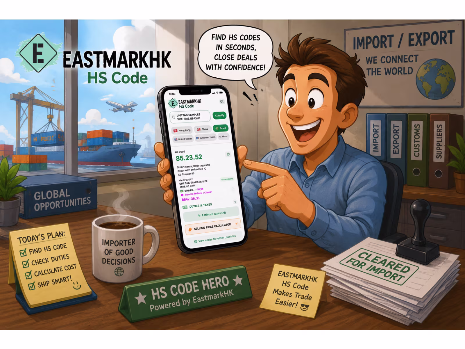 EastmarkHK HS Code
